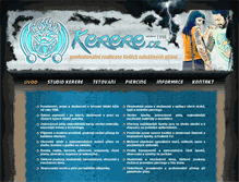 Tablet Screenshot of kerere.cz